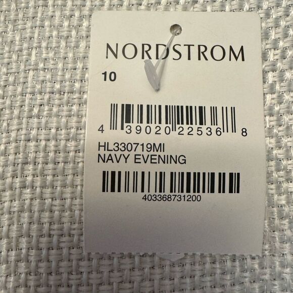 Olivia Palermo Chelsea28 Navy Wool High Waisted Wide Leg Trousers 10 Nordstrom - Picture 6 of 12